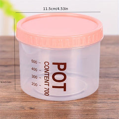 Small Food Storage Containers Clear Airtight Jars Moisture-proof Sealed Box