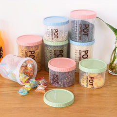 Small Food Storage Containers Clear Airtight Jars Moisture-proof Sealed Box