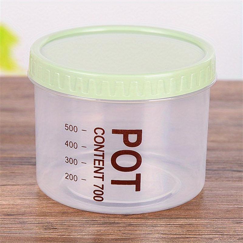 Small Food Storage Containers Clear Airtight Jars Moisture-proof Sealed Box