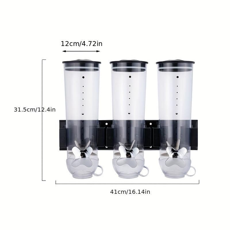 3-Cylinder Oatmeal Machine Grains Storage Tank Kitchen