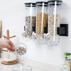 3-Cylinder Oatmeal Machine Grains Storage Tank Kitchen
