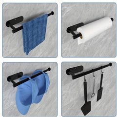 Stainless Steel Paper Towel Holder Wall Mounted Under Cabinet