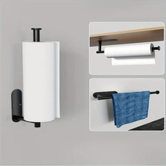 Stainless Steel Paper Towel Holder Wall Mounted Under Cabinet