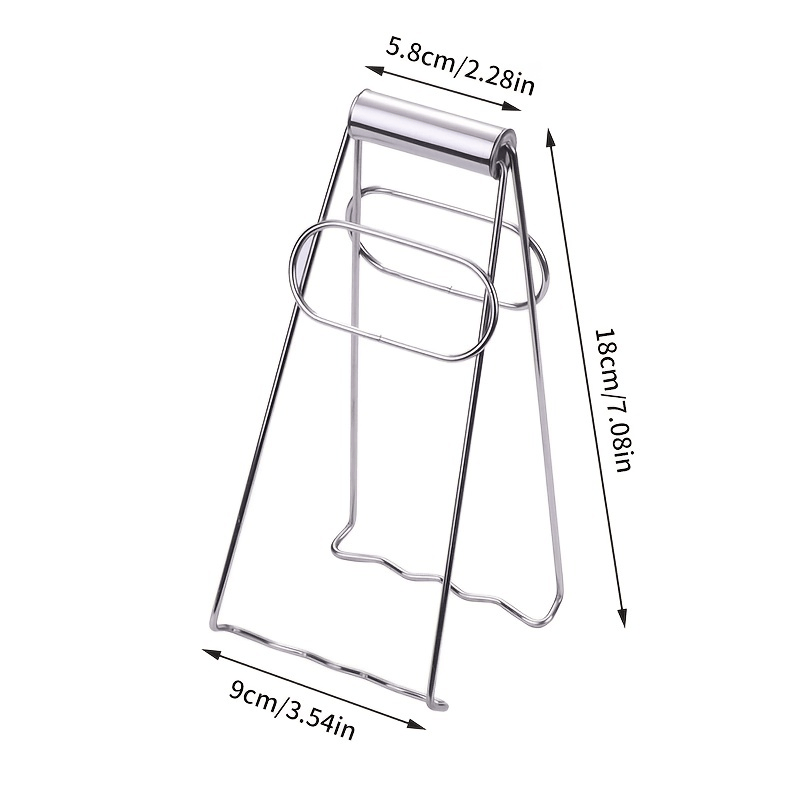Stainless Steel Dish Gripper, Foldable Anti-Scald Bowl Clip