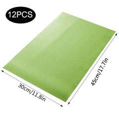 12Pcs Refrigerator Liners Washable Mats Covers Pads Home Kitchen