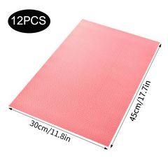 12Pcs Refrigerator Liners Washable Mats Covers Pads Home Kitchen
