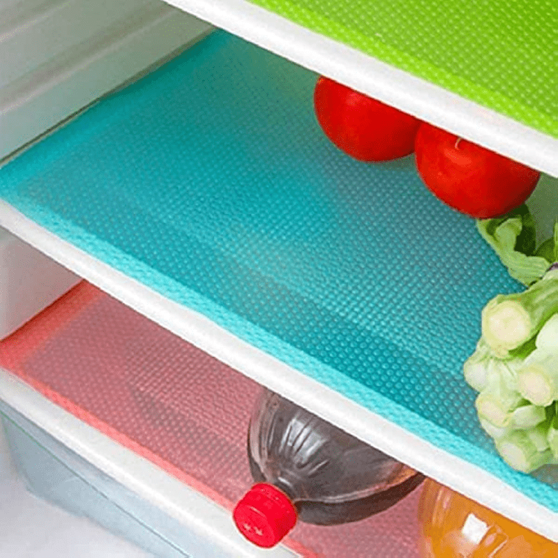 12Pcs Refrigerator Liners Washable Mats Covers Pads Home Kitchen