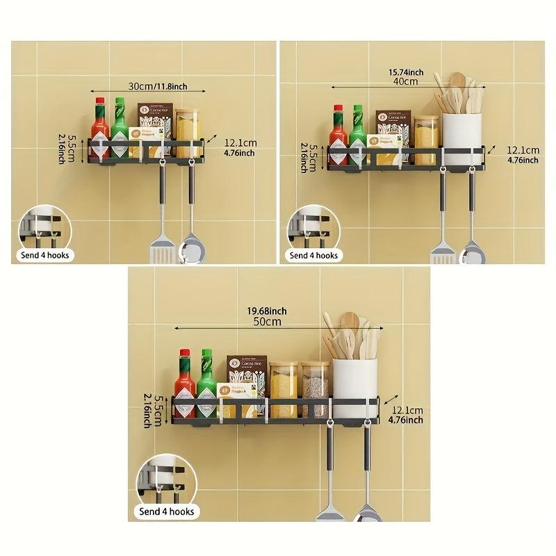 Kitchen Storage Rack with Hook Bathroom Corner Shelf