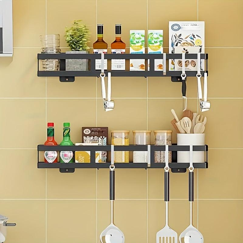 Kitchen Storage Rack with Hook Bathroom Corner Shelf