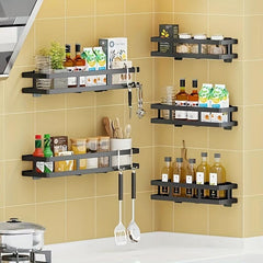 Kitchen Storage Rack with Hook Bathroom Corner Shelf