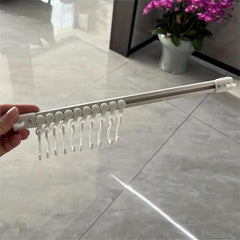 Wall Mounted Hook Shelf Kitchen Cabinet Sliding S Hook Shelf