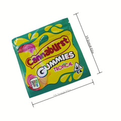 10 Pcs Green Self Sealing Plastic Bags Resealable Packaging Bag