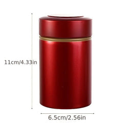 Mini Sealed Iron Can With Lid Dry Tea Can Nut Can Portable Sealed Iron Can