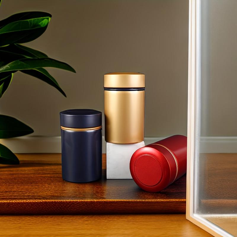 Mini Sealed Iron Can With Lid Dry Tea Can Nut Can Portable Sealed Iron Can