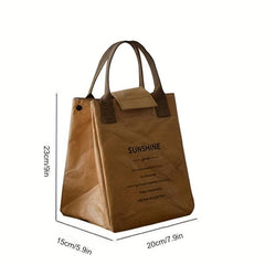 Insulated Lunch Bag, Waterproof and Oilproof for Teens and Workers