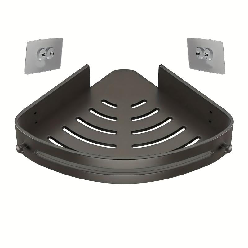 3pcs Corner Shelf Organizer Wall Mounted Kitchen Bathroom Cabinet Dish Plate