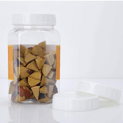 10pcs Round Glass Storage Jar with Sealed Lid for Food Preservation