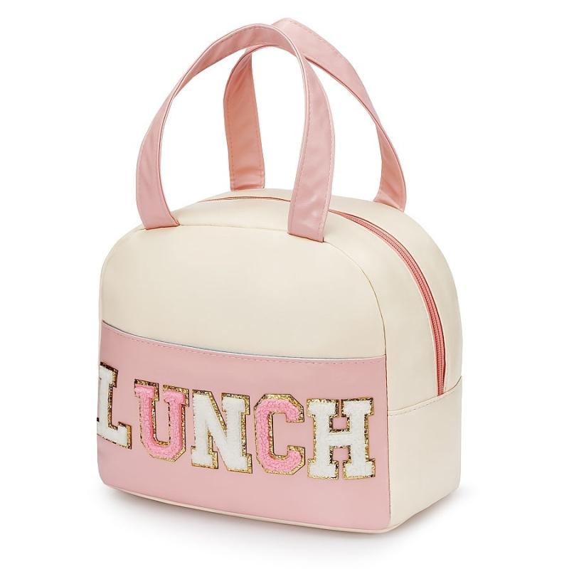 Women's Lucky Character Lunch Bag Soft Leather Work School Picnic