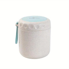 Soup Jar Food Container with Lanyard for Hot & Cold Food