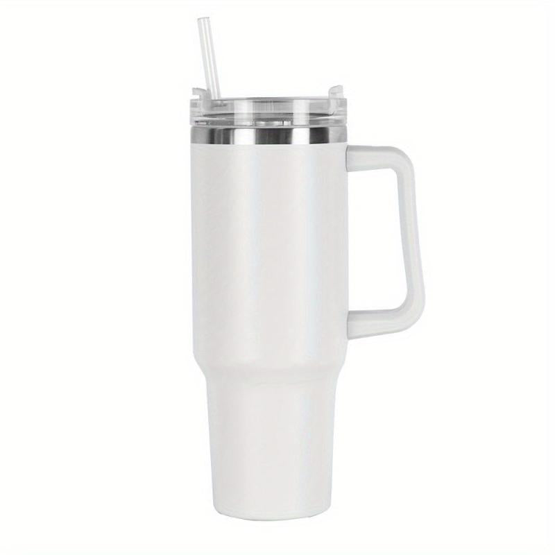 Vacuum Flask With Handle And Straw Portable Large Capacity Thermal Bottles