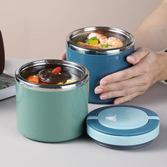 Large Capacity Insulated Lunch Box Stainless Steel Bento Set Leakproof Container