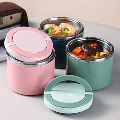 Large Capacity Insulated Lunch Box Stainless Steel Bento Set Leakproof Container
