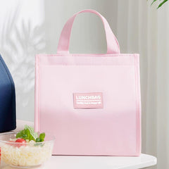 Large Capacity Tote Shoulder Bag Waterproof Lunch Bag