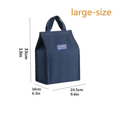 Large Capacity Tote Shoulder Bag Waterproof Lunch Bag