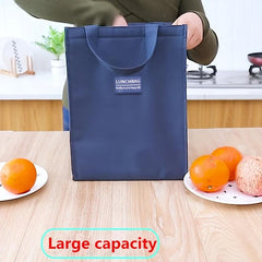 Large Capacity Tote Shoulder Bag Waterproof Lunch Bag