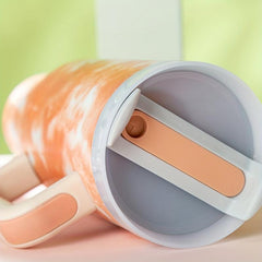 40oz Marble Style Vacuum Flask Large Capacity Thermal Water Bottles