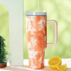40oz Marble Style Vacuum Flask Large Capacity Thermal Water Bottles