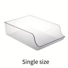Lightweight Rolling Beverage Storage Box Organizer for Freezer Pantry