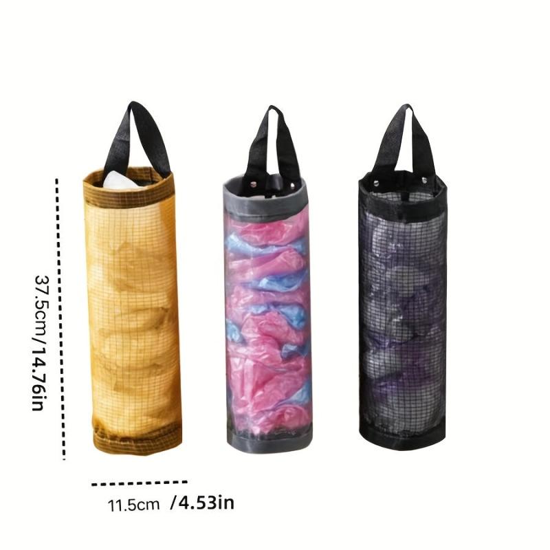 2pcs Hanging Mesh Garbage Bag For Kitchens Garages And Pet Care Areas
