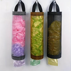 2pcs Hanging Mesh Garbage Bag For Kitchens Garages And Pet Care Areas