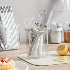 3pcs Punch Hanging Tableware Drain Storage Box Kitchen Shelf