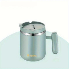 Stainless Steel Vacuum Coffee Mug 16.2oz Insulation Cup With Straw