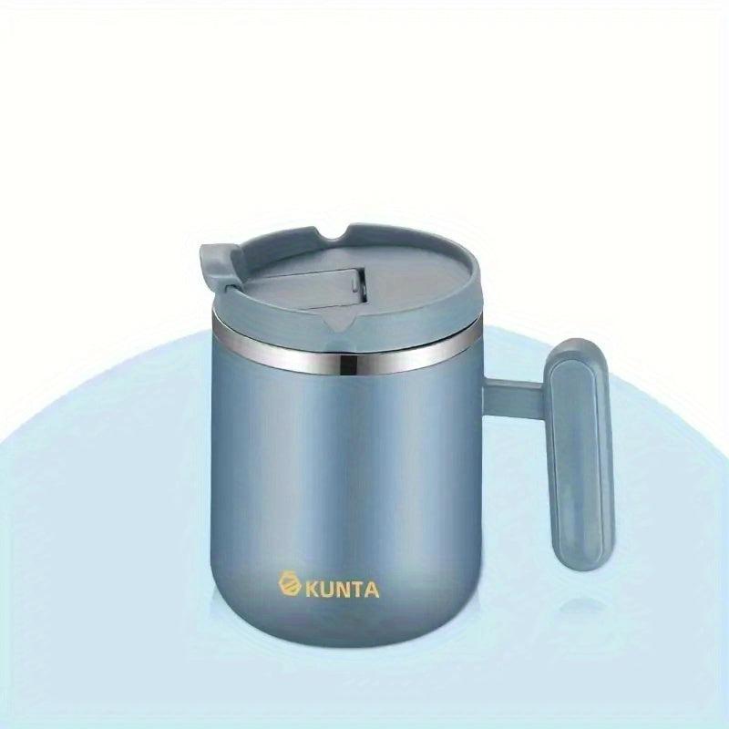 Stainless Steel Vacuum Coffee Mug 16.2oz Insulation Cup With Straw