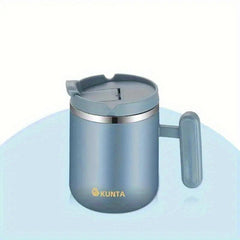 Stainless Steel Vacuum Coffee Mug 16.2oz Insulation Cup With Straw