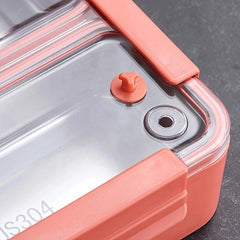 Insulated Stainless Steel Lunch Box - Leakproof for Adults