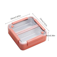 Insulated Stainless Steel Lunch Box - Leakproof for Adults