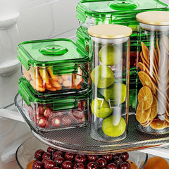 Countertop Condiment Storage Rack Rotating Refrigerator Turntable