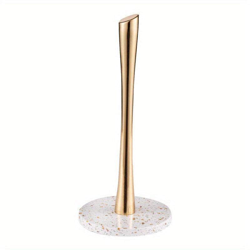 Countertop Paper Towel Holder with Marble Base for Standard or Jumbo Rolls