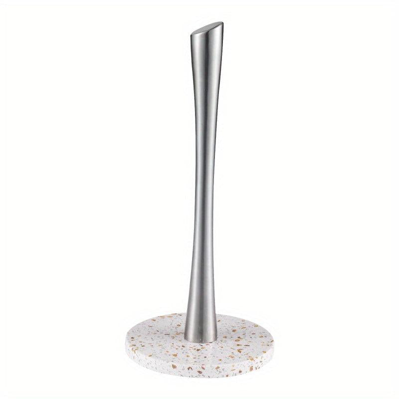 Countertop Paper Towel Holder with Marble Base for Standard or Jumbo Rolls