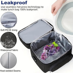 Waterproof Insulated Aluminum Foil Bento Bag for School Teens and Workers