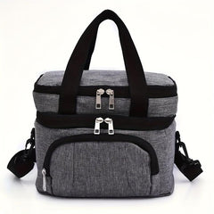 Waterproof Insulated Aluminum Foil Bento Bag for School Teens and Workers