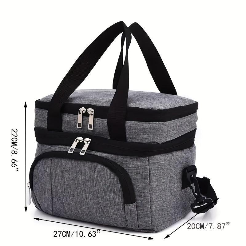 Waterproof Insulated Aluminum Foil Bento Bag for School Teens and Workers