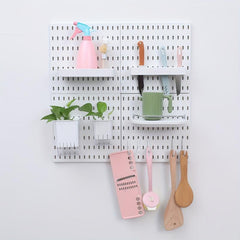 1pc Punching Wall Storage Rack Easy Installation Household Hole Board Wall Shelf