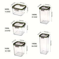 Airtight Food Storage Containers with Easy Lock Lids