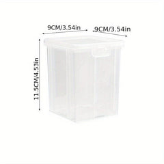 1pc Spice Storage Box Refrigerator Organizer Bins with Lid