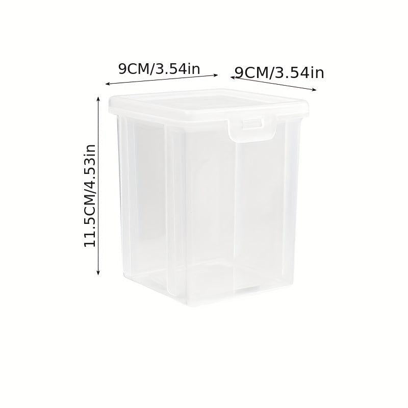 1pc Spice Storage Box Refrigerator Organizer Bins with Lid
